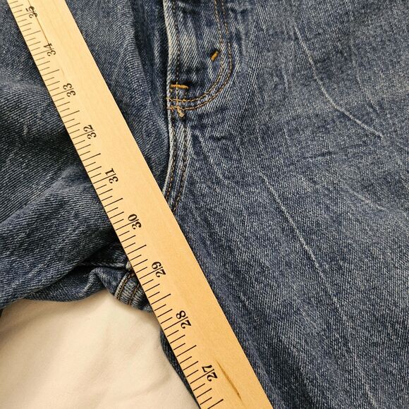 Abercrombie & Fitch Jeans Womens 29 Blue The 90s Straight Ultra High Rise Boho - Picture 9 of 9